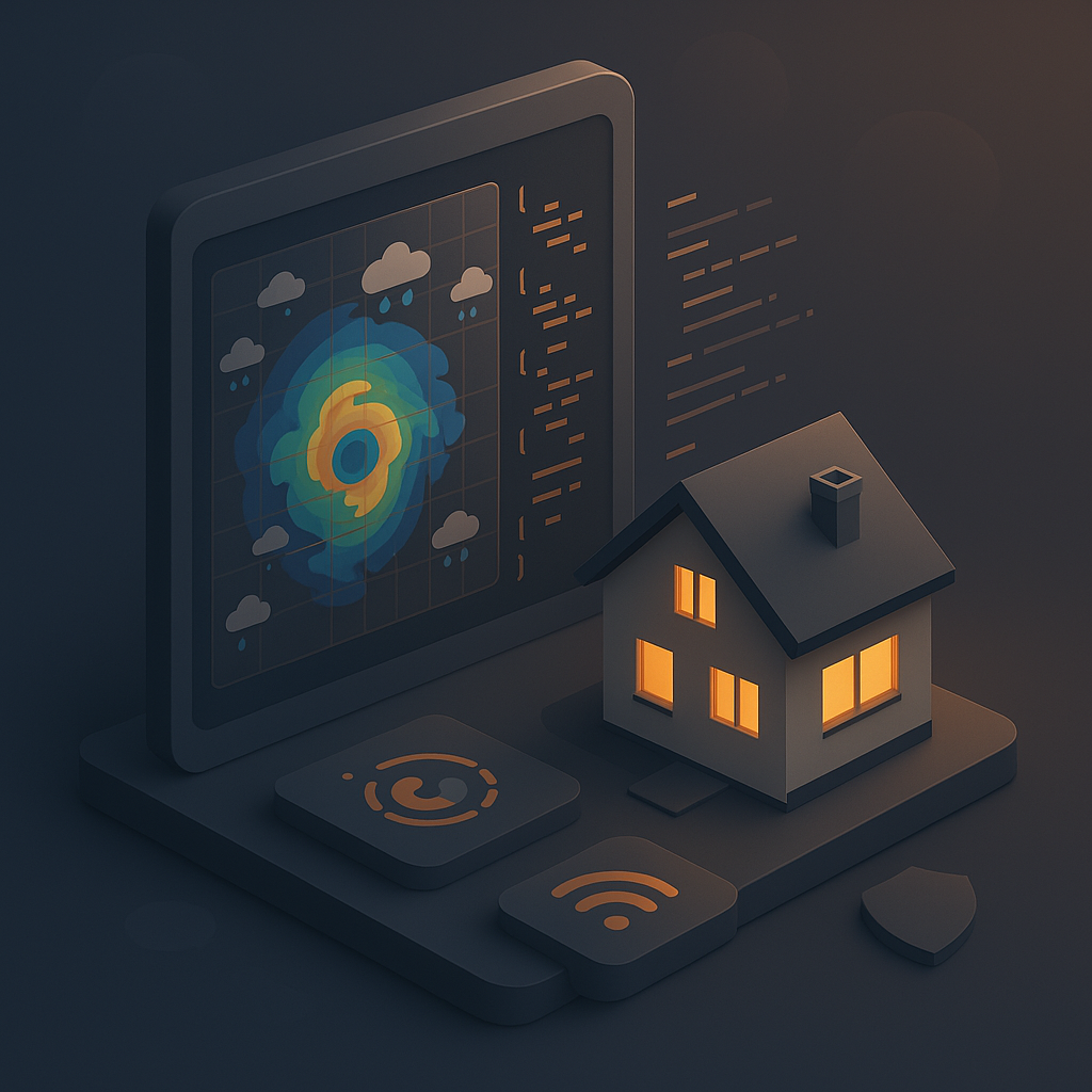 Integration von Buienradar JSON-Daten in Smart-Home-Systeme
