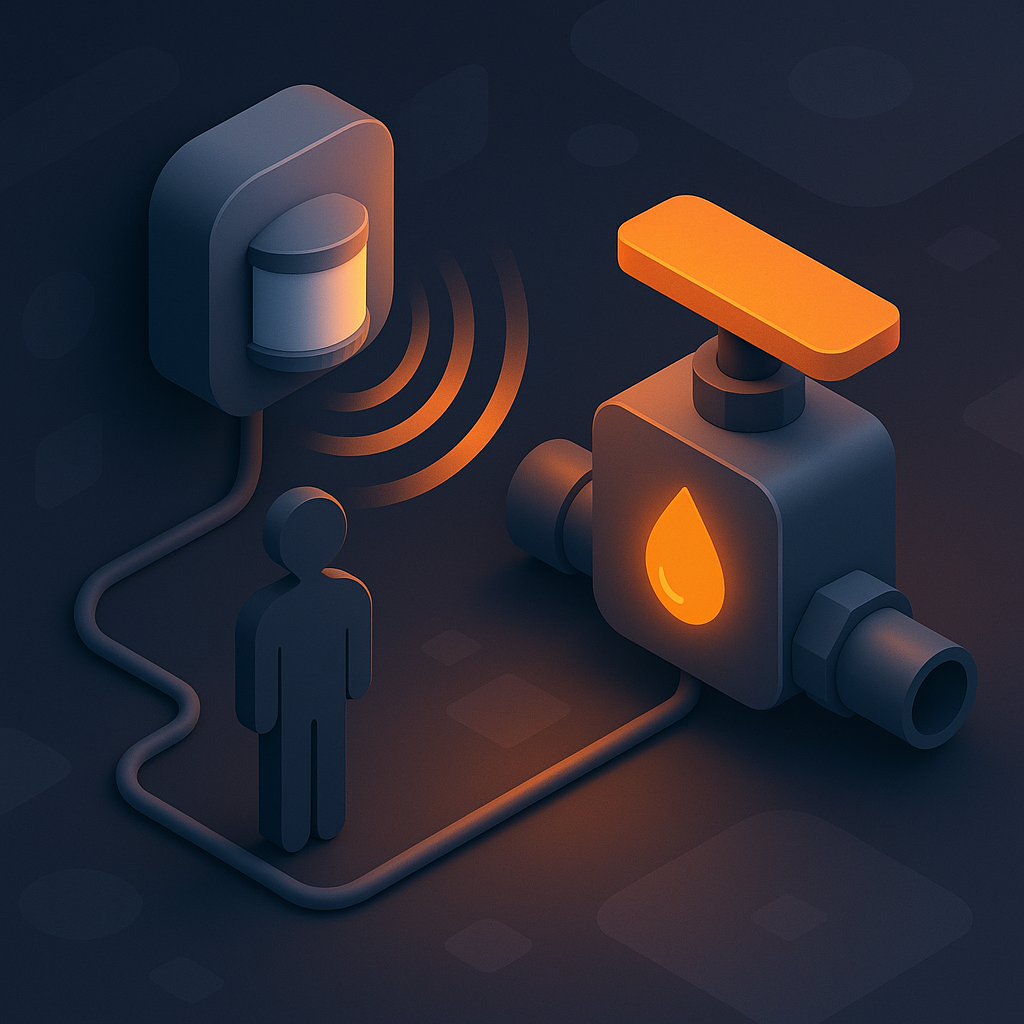 Flow mit Bewegungsmelder im Smart Home