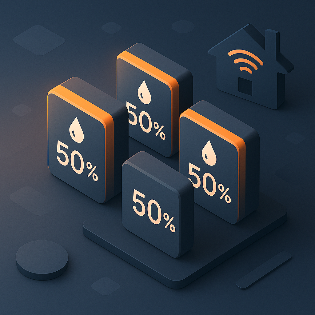 Humidity/Luftfeuchte Value Cards für Nachhaltige Werte