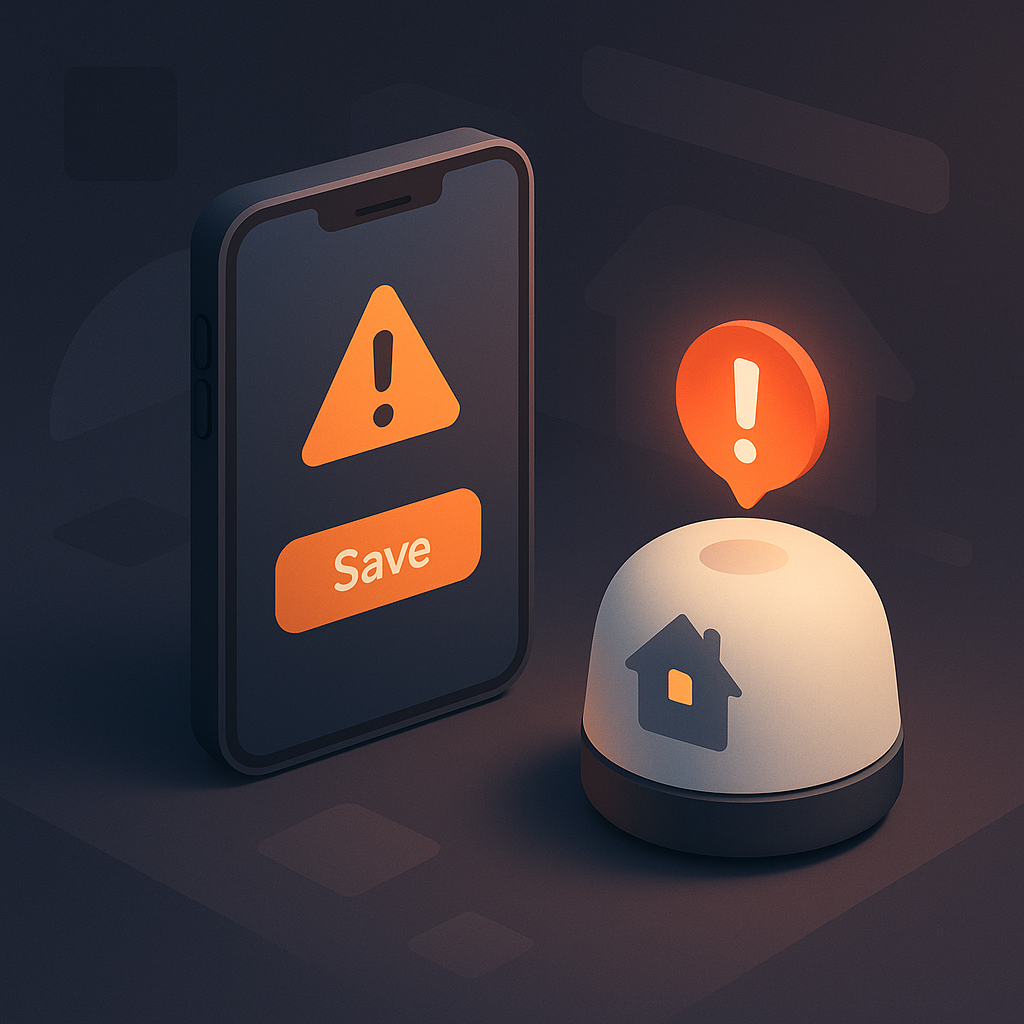 Knowledgebase-Artikel: Probleme mit dem Speichern von Daten in der Homey-App