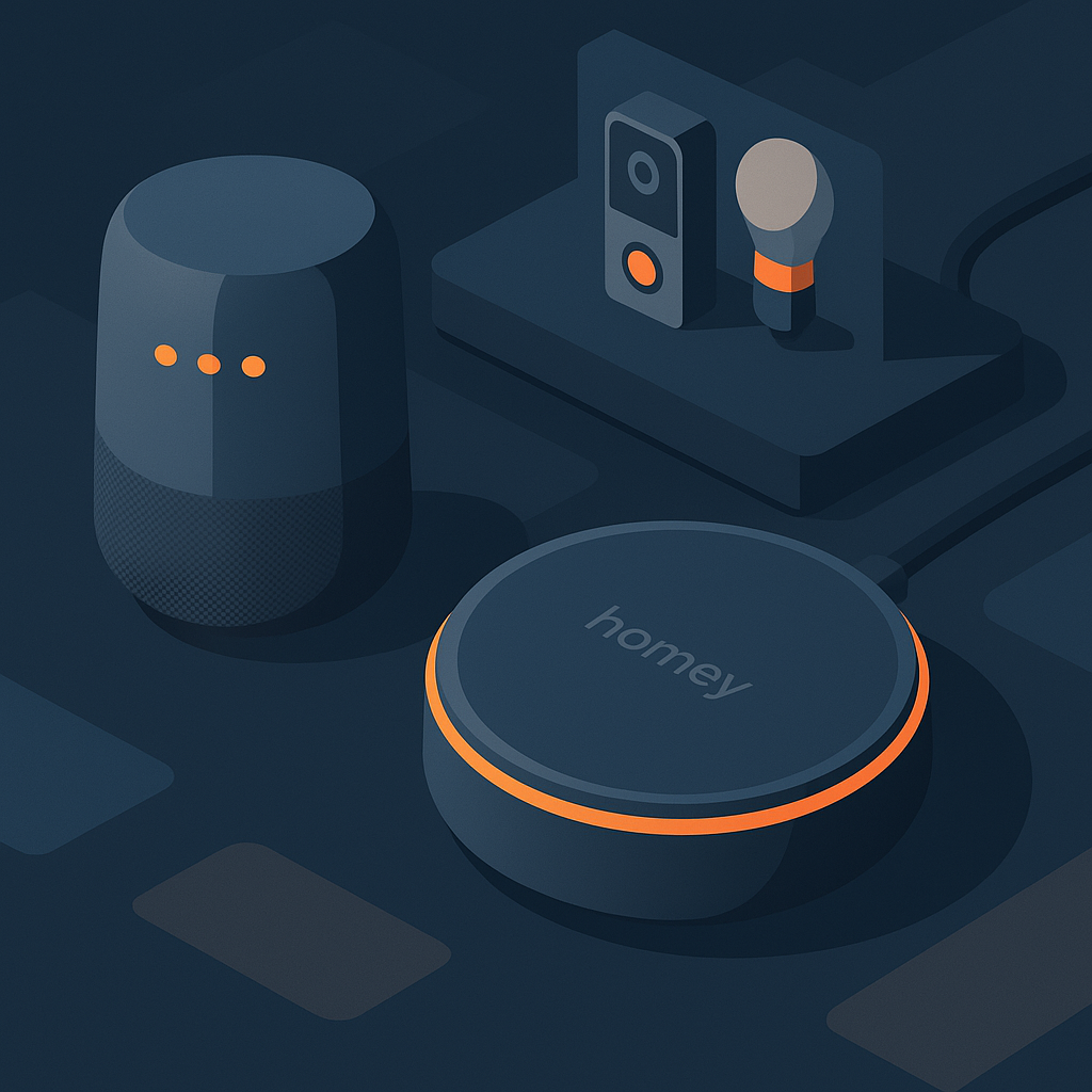 Homey 2025 + Google Home: Integration neuer Geräte