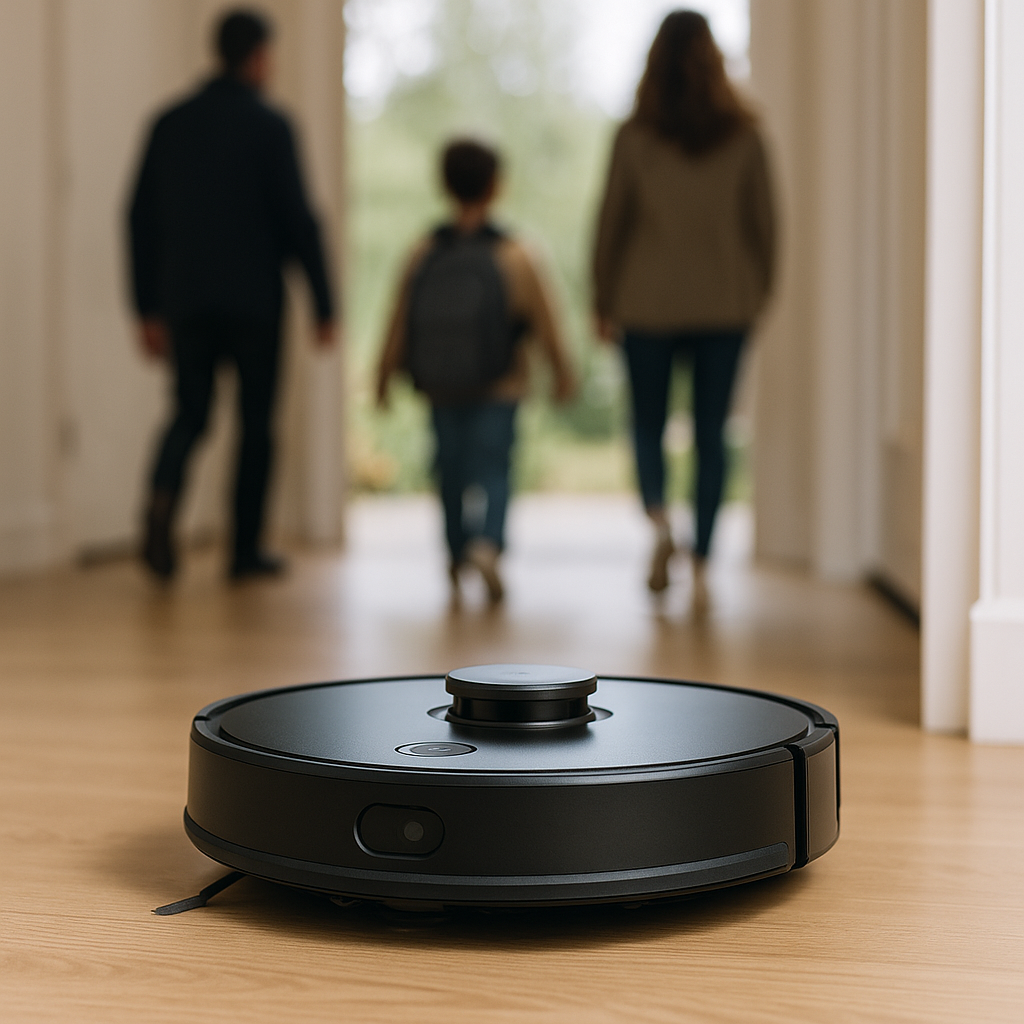 Staubsauger laufen lassen wenn alle das Haus verlassen haben (über Apple Homekit)